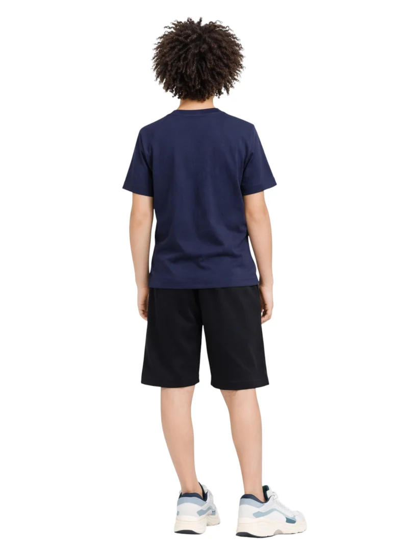 Victor And Jane  Boys Skater Graphic T-Shirt & Black Shorts Set for Men | Best Price UAE